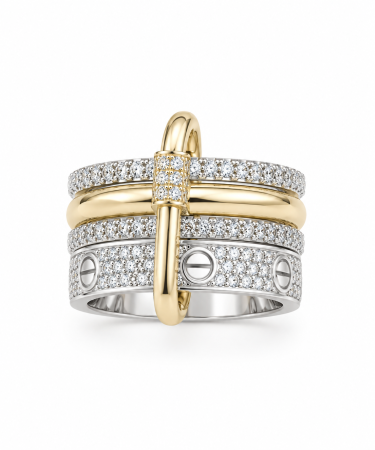 BIJUTERII - Set 4 Inele Baby Love Monaco