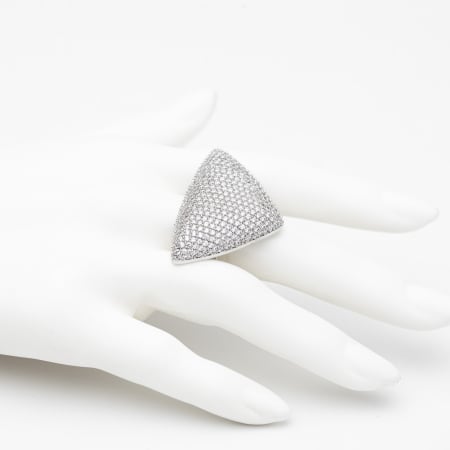 TOATE PRODUSELE - Inel Argintiu Cu Cristale Zirconia Zenaida