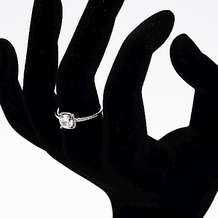 Inel De Logodnă Din Argint Veritabil [1]