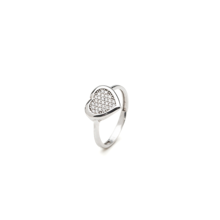 BIJUTERII ARGINT - Inel Din Argint Heart of Silver