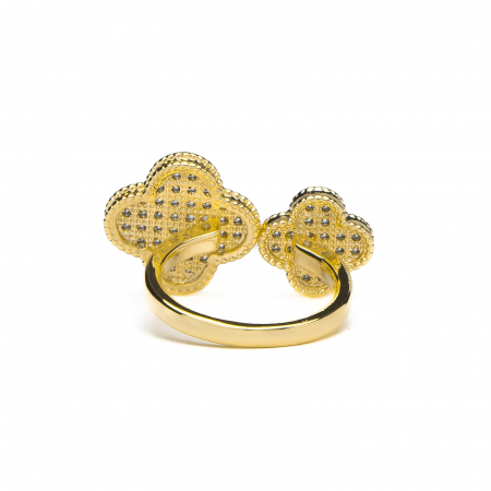Inel Gold Double Flower Alhambra [1]