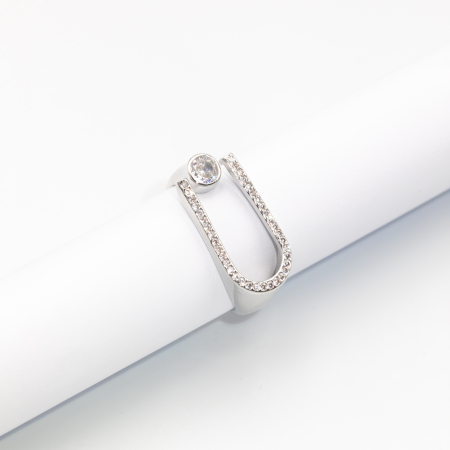 COLECȚIA TIFANY - Inel Tifany Square Cu Cristale Zirconia