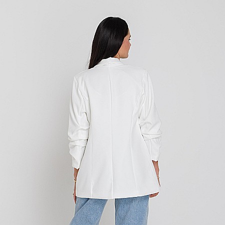 Sacou Casual Alb [2]