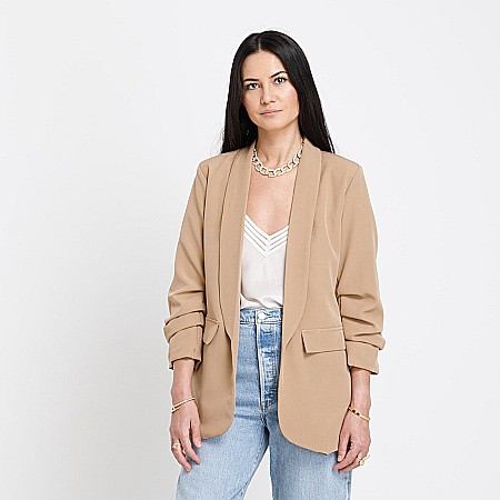 OUTLET - Sacou Casual Maro