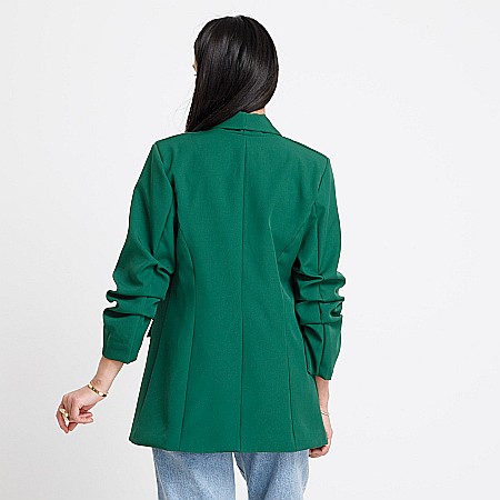Sacou Casual Verde Închis [2]