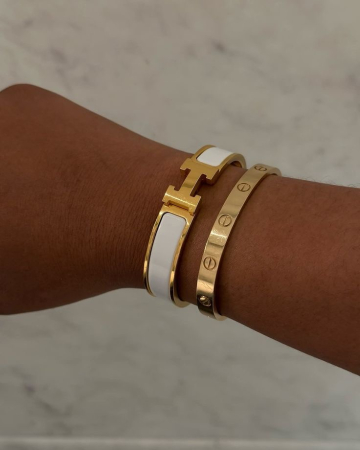 TOATE PRODUSELE - Set 2 Brățări Hermina White + LOVE