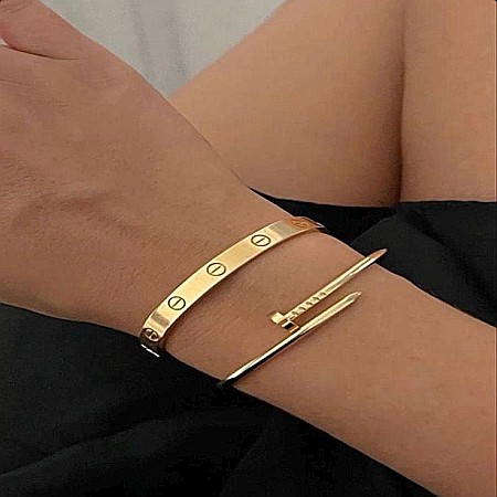 Colecția Bijuterii LOVE - Set 2 Brățări Luxury LOVE + CUI
