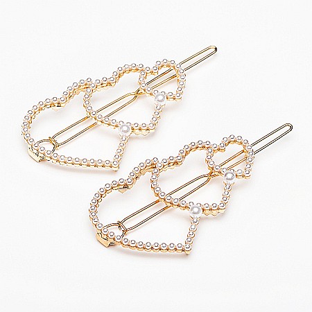 ACCESORII PĂR - Set 2 Clame De Păr Cu Perle Mici