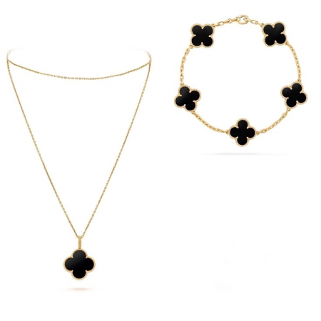 SETURI BIJUTERII - Set Alhambra Onyx