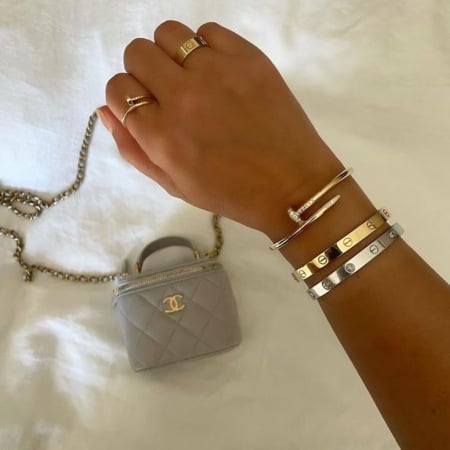 NOUTĂȚI - Set Brățări Statement LOVE + Cui Crystal