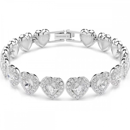 Set Angelic Colier și Brățară Tennis Heart Silver [4]