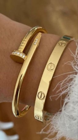 NOUTĂȚI - Set 2 Brățări Luxury Golden