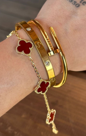 TOATE PRODUSELE - Set 3 Brățări Alhambra RED + LOVE + CUI