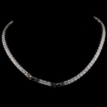 Set Tennis Strălucitor Placat Cu Aur Alb Victoria [1]