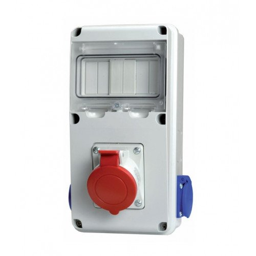 OGANIZARE SANTIER  6M IND 5P 1X32A 2XSCHUKO 633.RO0001 [1]