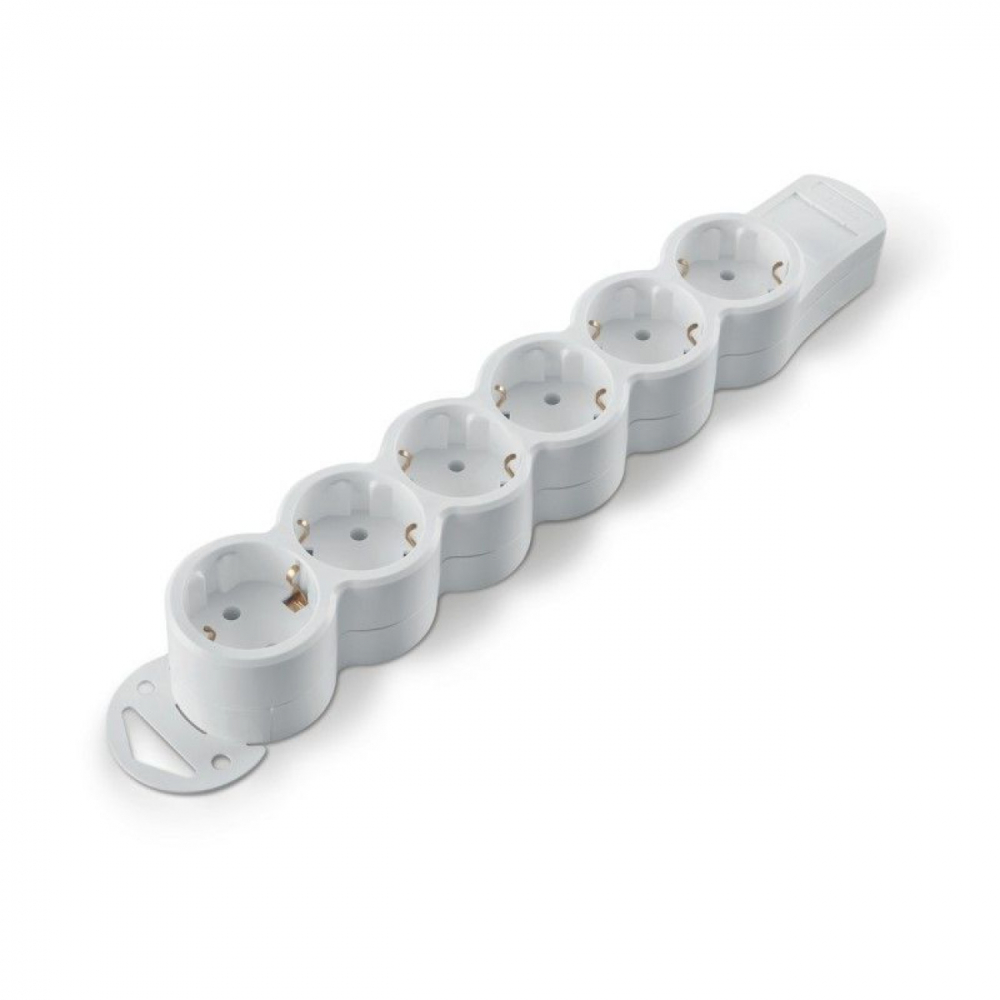 PRELUNGITOR CABLU 3X1.5mm 6 Prize 5ml 2P+T 230V cu Intrerupator 161.252/D5 [1]