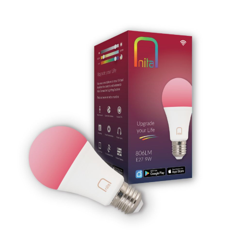 Spații de birouri și retail - Bec LED 9W E27 A60 RGB NT01000