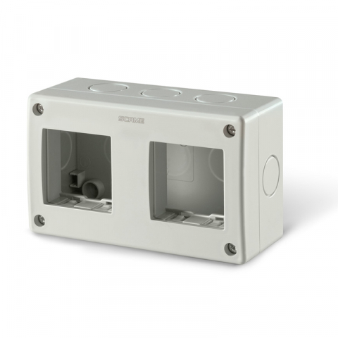 Accesorii instalatii electrice - CARCASA APLICATA IP40 137x82x66mm 2+2 MOD. EVOLVE 136.6124