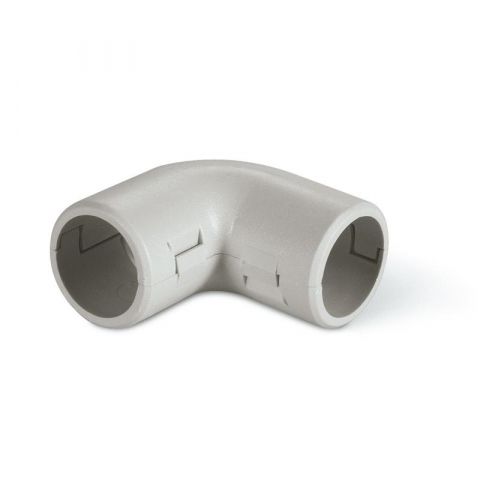 Accesorii instalatii electrice - COT SCURT ø25mm GRI 860.1125/G