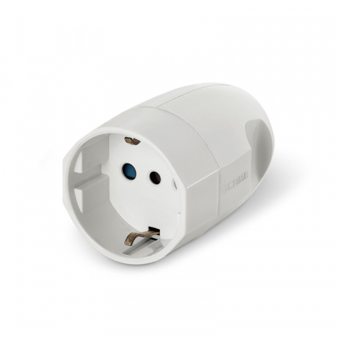 Accesorii instalatii electrice - CUPLA 2P+E 16A 250V AC ALBA 130.2084