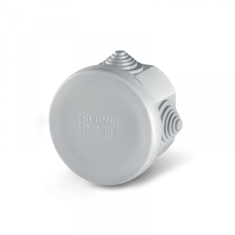 Accesorii instalatii electrice - DOZA DERIVATIE PT D65 cu mansoane IP55 HF 680.001