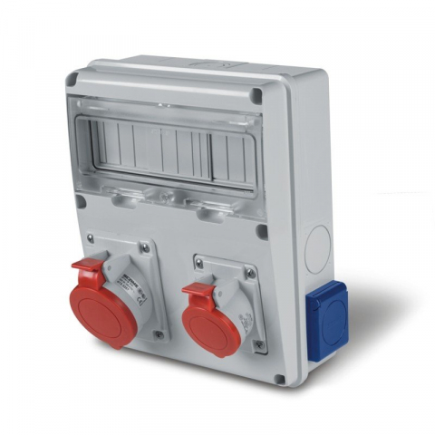 Tablouri si doze electrice - OGANIZARE SANTIER  11M IND 5P 1X32A 1X16A 2XSCHUKO 633.RO0009