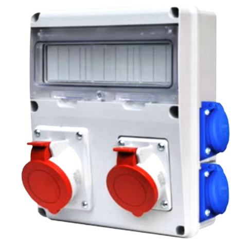 Tablouri si doze electrice - OGANIZARE SANTIER  11M IND 5P 1X32A 1X16A 4XSCHUKO 633.RO0016