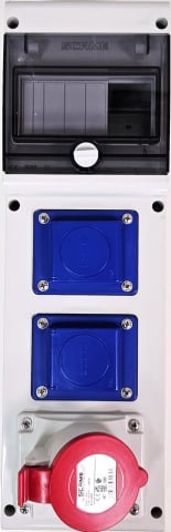 Tablouri si doze electrice - OGANIZARE SANTIER IND 5P 1X16A 2XSCHUKO 632.RO0008