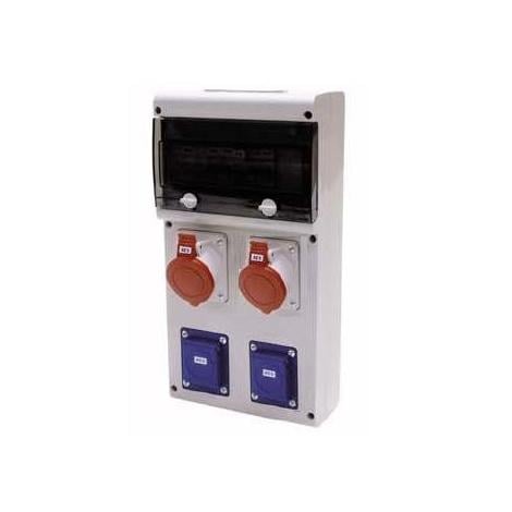 Tablouri si doze electrice - OGANIZARE SANTIER IND 5P 2X16A 2XSCHUKO 632.RO0024