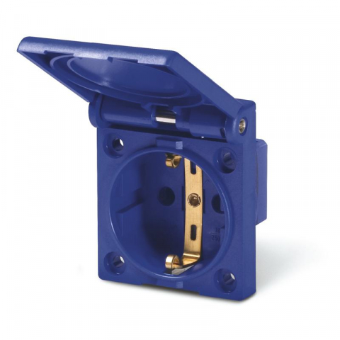 Accesorii instalatii electrice - PRIZA INCASTRATA 2P+E 16A IP44 50X60MM OPTIMA 570.2062