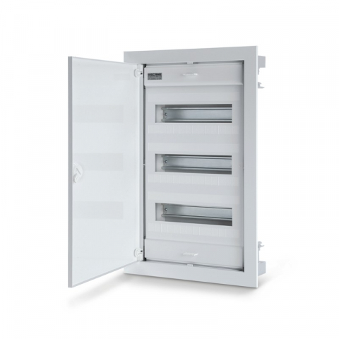 Accesorii instalatii electrice - TABLOU FLAT Carton Usa Metalica IP40 568x368x90mm 36+6MOD 677.3036.2-HW