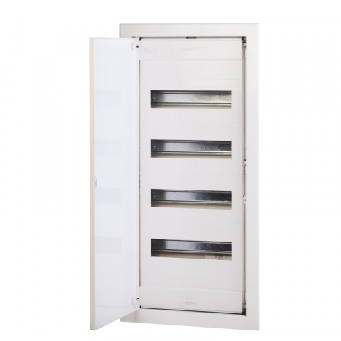 Accesorii instalatii electrice - TABLOU FLAT Carton Usa Metalica IP40 753x368x91mm 48+8MOD 677.4048.2-HW