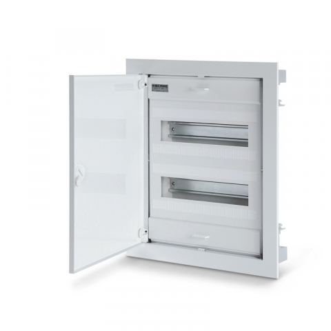 Accesorii instalatii electrice - TABLOU FLAT Gips-Carton Usa Metalica IP40 443x368x90mm 24+4MOD 677.2024.1-HW