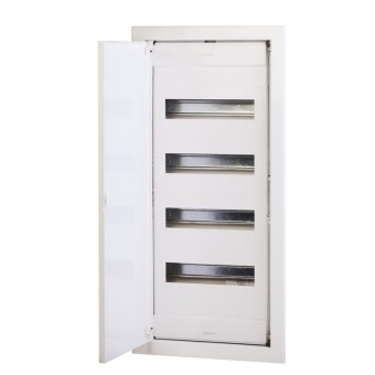 Tablouri si doze electrice - TABLOU FLAT Incastrat usa Alba cadru si usa metal IP40 753x368x91mm 48+8 MOD 677.4048.2