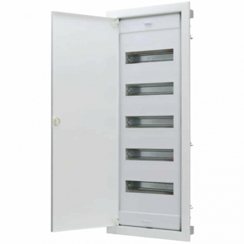 Tablouri si doze electrice - TABLOU FLAT Incastrat usa Alba cadru si usa metal IP40 878x368x93mm 60+10 MOD 677.5060.2