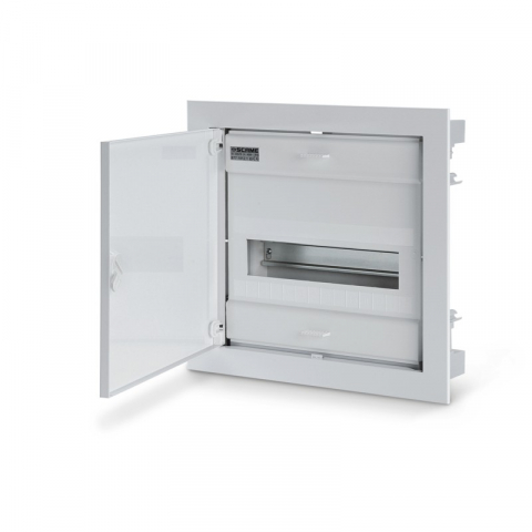 Tablouri si doze electrice - TABLOU FLAT Incastrat usa Alba IP40 343x368x90mm 12+2 MOD 677.1012.1W