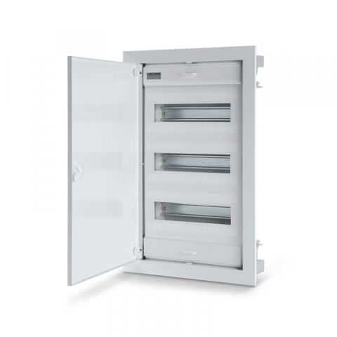 Tablouri si doze electrice - TABLOU FLAT Incastrat usa Alba IP40 IP40 568x368x90mm 36+6 MOD 677.3036.2W