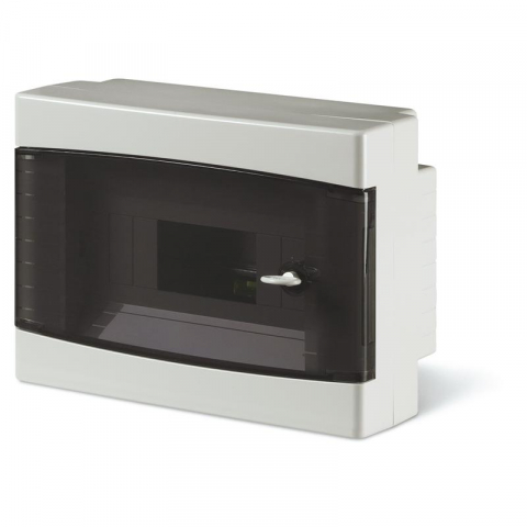 Accesorii instalatii electrice - TABLOU SIGURANTE APLICAT IP40 190x254x108mm 8+1 MOD 673.2008B
