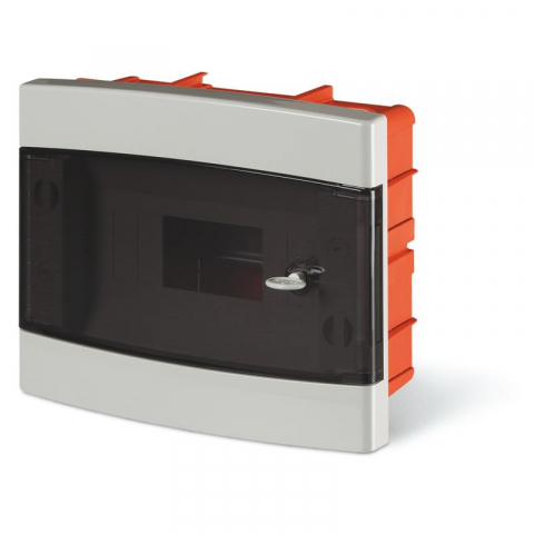 Accesorii instalatii electrice - TABLOU SIGURANTE INCASTRAT IP40 210x254x75mm 8+1 MOD 675.2008B