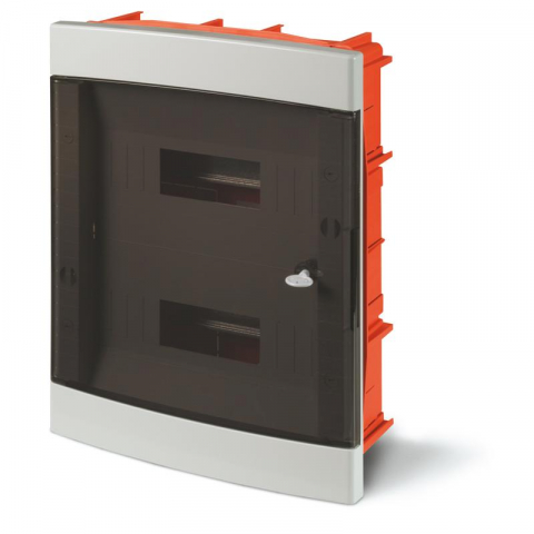 Accesorii instalatii electrice - TABLOU SIGURANTE INCASTRAT IP40 420x326x95mm 24+4 MOD 675.4024B