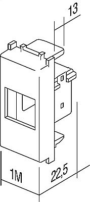 ADAPTER LK 1M TEM alb [3]