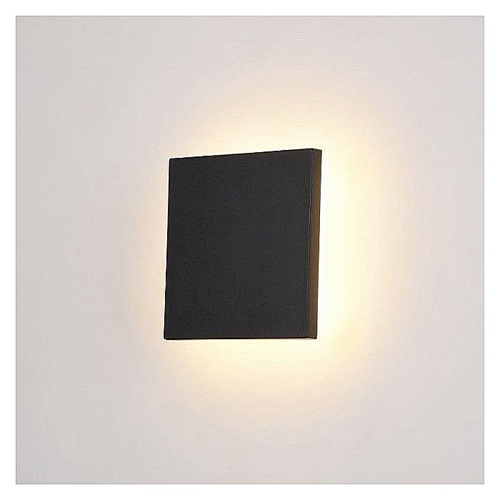 Aplica cu LED de perete exterior LED market COB W27046 12W Neagra [2]