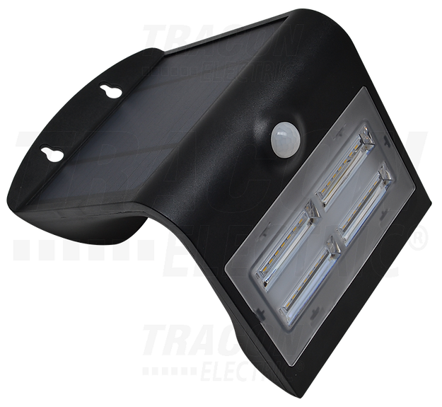 Aplica LED de perete, detector de miscare, panou fotovoltaic 3W 4000K [1]