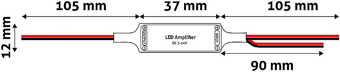 Banda LED 12V 144W - Dimmer Mini Amplifier [1]