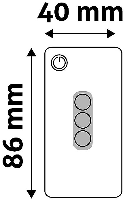 Banda LED 12V 48W - Dimmer Keys Remote and Controller [2]