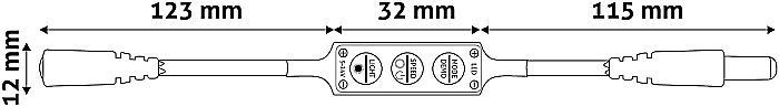 Banda LED 12V 48W - Dimmer Mini Keys Controller [1]