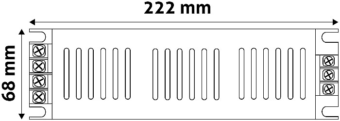 Banda LED 200W - Sursa de alimentare Slim [1]