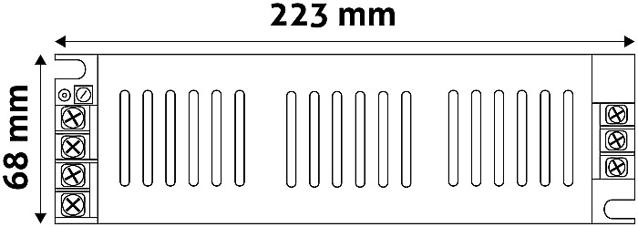 Banda LED 250W - Sursa de alimentare Slim [1]