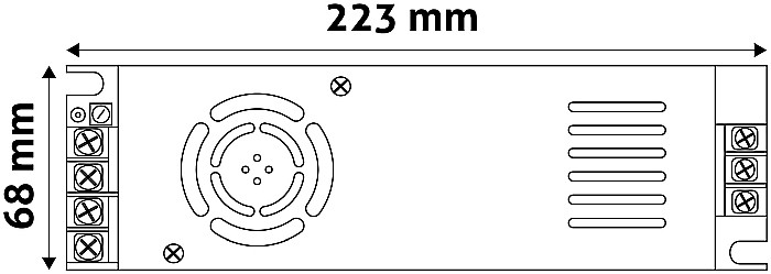 Banda LED 360W - Sursa de alimentare Slim [1]