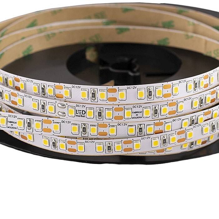 BANDA LED SMD 2835 LUMINA NEUTRĂ 4000K 24 (V) IP20 LED MARKET 5m/pc [2]